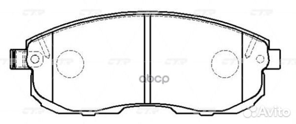 CKN-16 Колодки тормозные дисковые перед 0