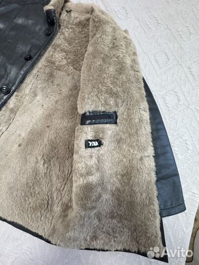 Кожаная дубленка мужская