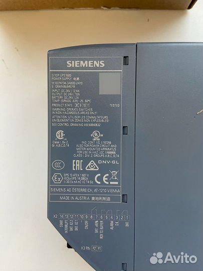 Блок питания siemens sitop 6ep4134-3ab00-2ay0