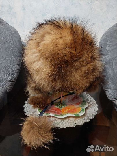 Шапка шлем для девочки 54 56 енот