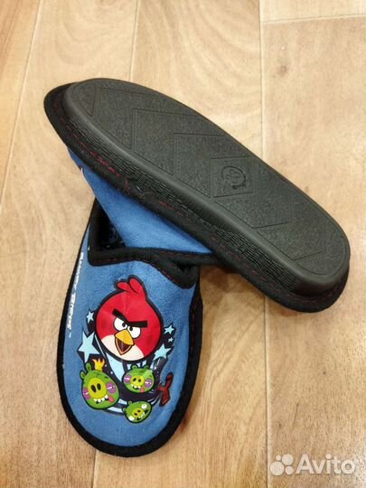 Тапочки домашние детские angry birds размер 33