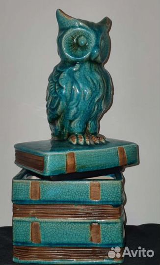 Сова Керамическая шкатулка