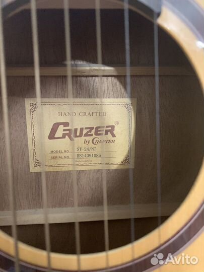 Акустическая гитара cruzer by crafter