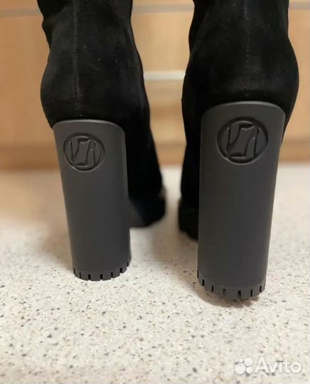 Сапоги женские натуральная замша