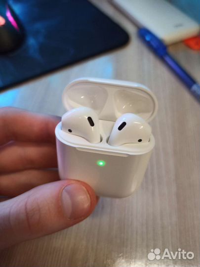 Наушники apple airpods 2, хорошая реплика