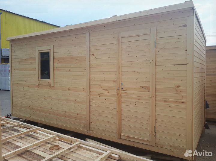 Хозблок домик