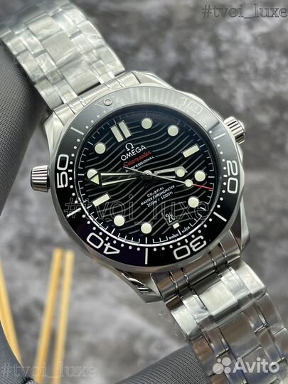 Часы omega seamaster 300 black