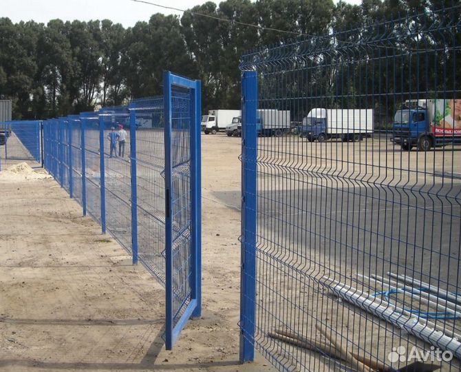 Забор из 3D сетки быстро работа по договору