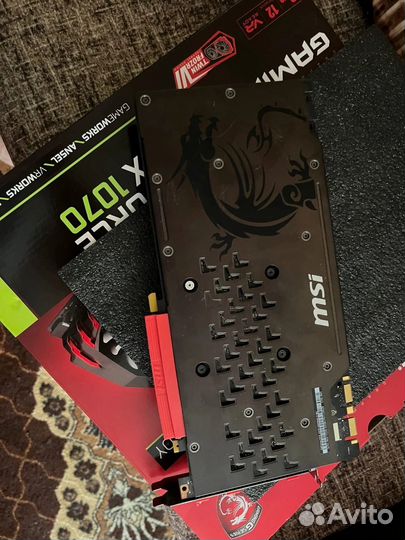 Видеокарта gtx 1070 8gb Msi GamingX