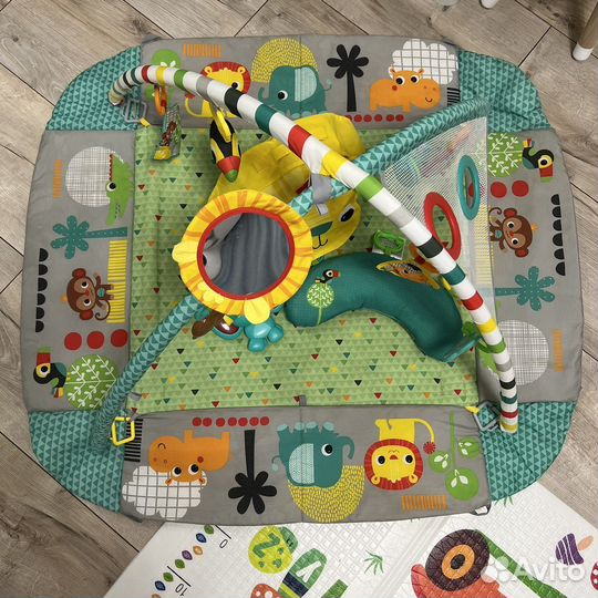 Развивающий коврик bright starts 5 в 1