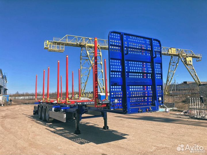 Полуприцеп лесовоз (сортиментовоз) БиПМ 3392H4, 2024