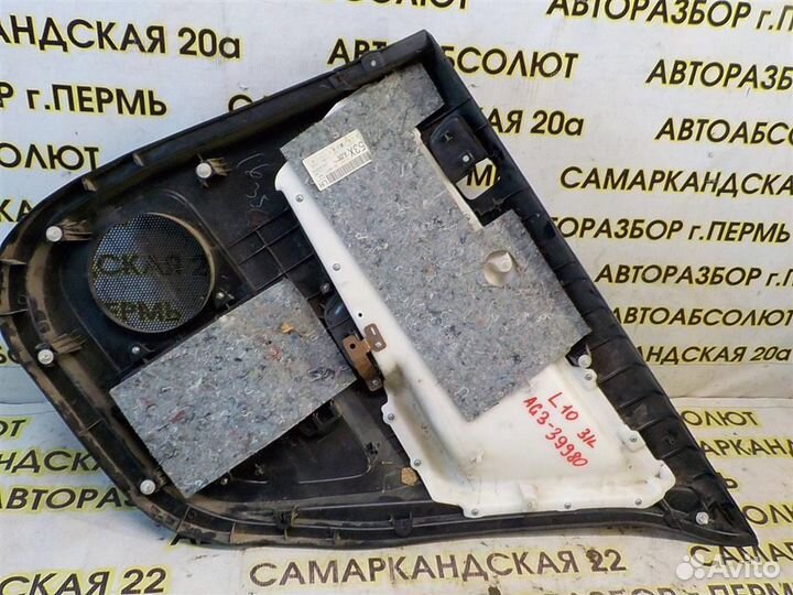 Обшивка двери задней левой Mitsubishi Lancer 10