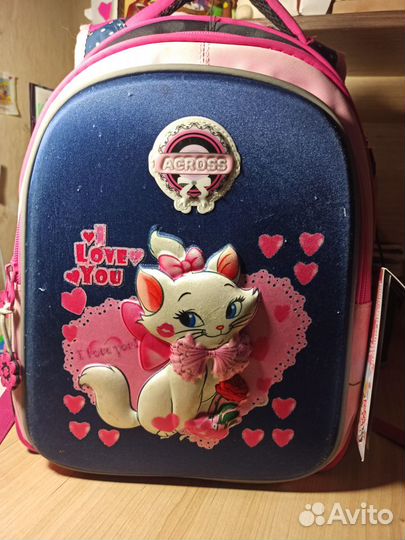Рюкзак школьный для девочки across