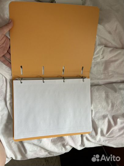 Тетрадь на кольцах a4