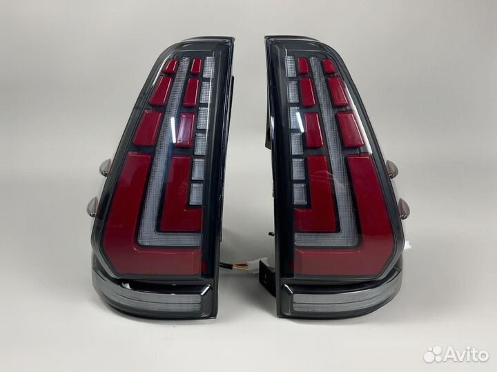 Стопы Toyota Land Cruiser Prado 120 Красные N2425