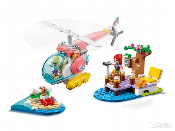 Спасательный вертолет ветеринарной клиники