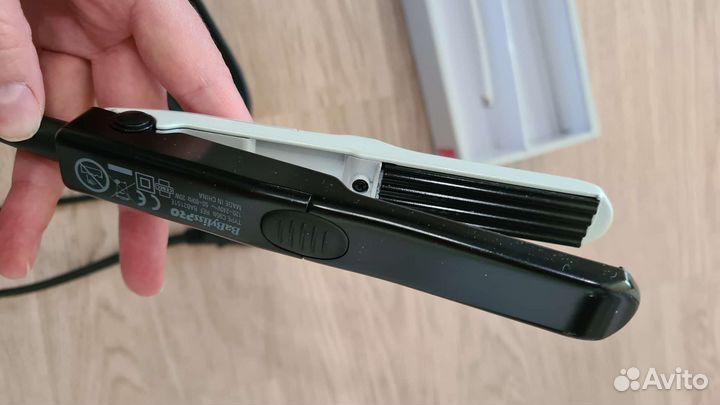 Щипцы-гофре мини для волос babyliss pro