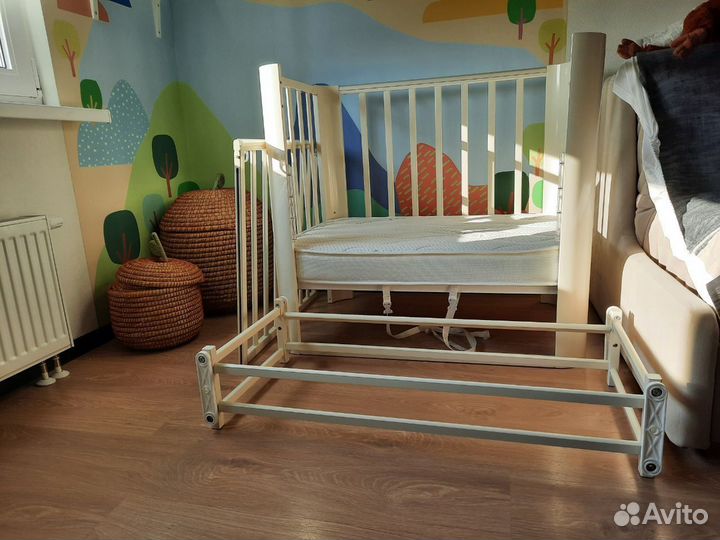 Кроватка для новорожденных Mr Sandman Sandee с мат