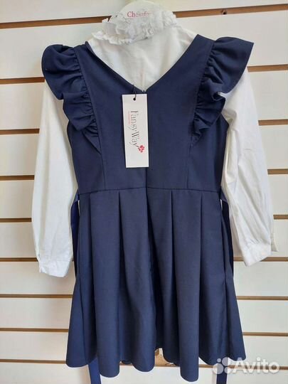 Сарафан школьный 128