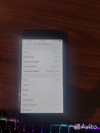iPhone 6, 16 ГБ