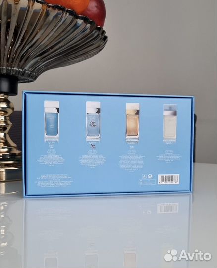 Подарочный набор Dolce & Gabbana Light Blue,4*30ml