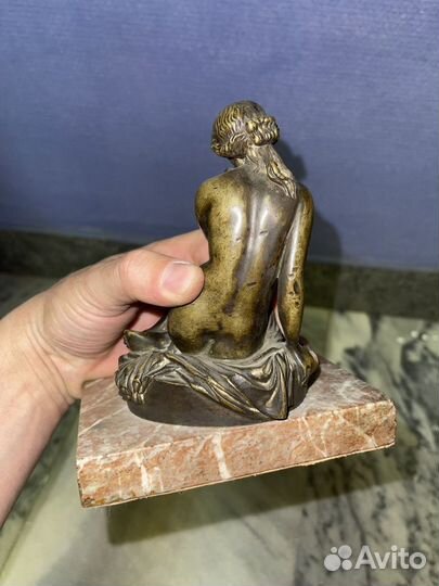 Антикварная статуэтка бронза