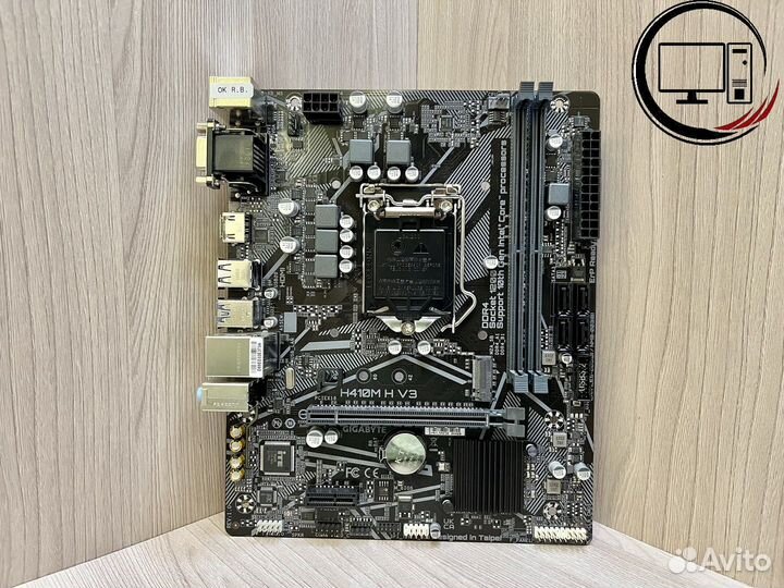 Материнская плата 1200 gigabyte H410M H V3