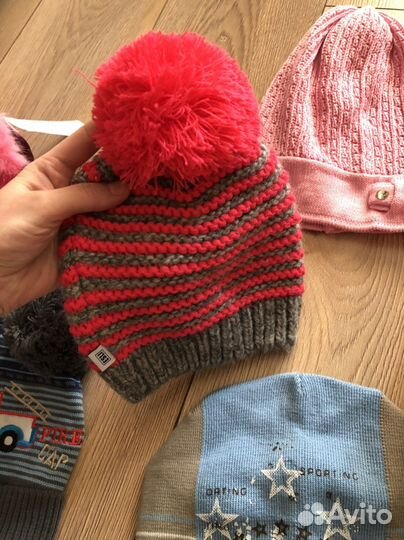 Шапка детская много разных новые