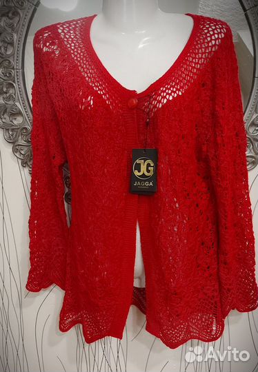 Кардиган накидка, болеро ажурное 46-52р разные