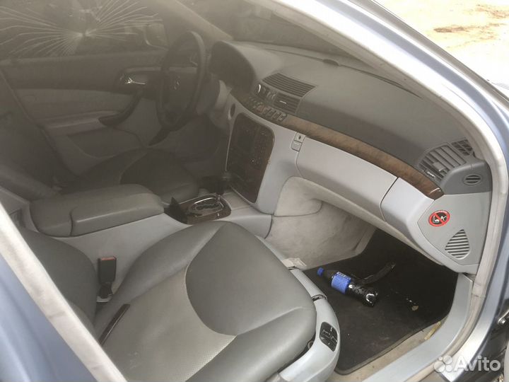 Салон кожаный серый Мерседес w220