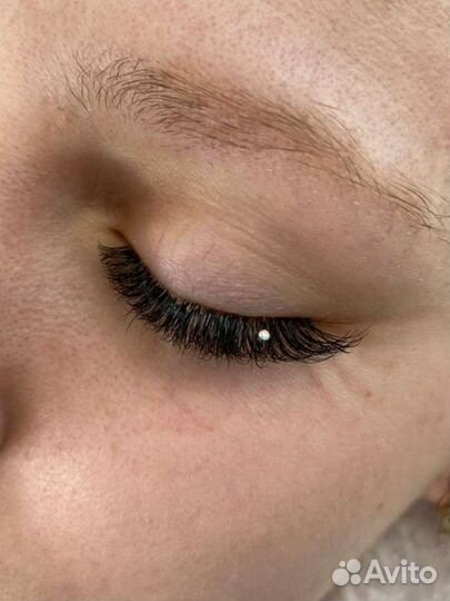 Наращивание ламинирование ресниц модель