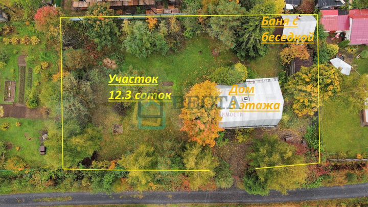 Дом 119,3 м² на участке 12,3 сот.