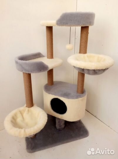 Супер когтеточка с домиком высота 126 см.(1010) с доставкой
