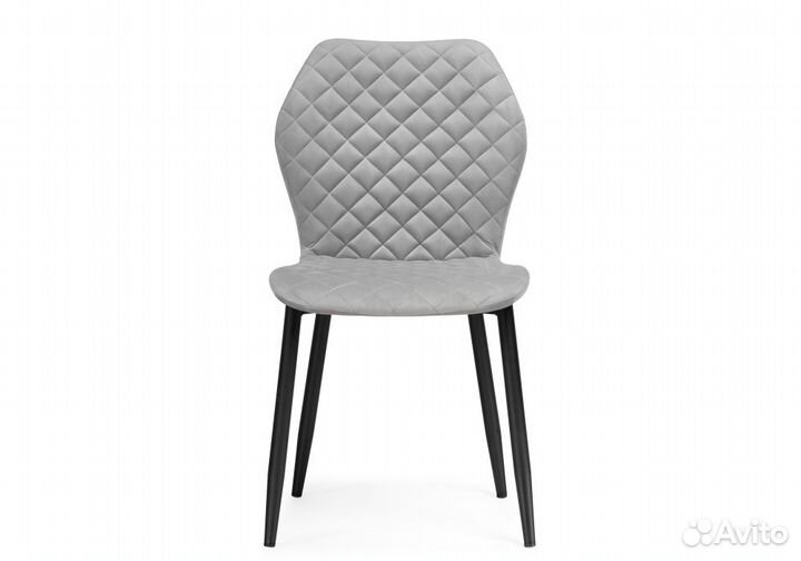 Стул на металлокаркасе Софи светло-серый - черный