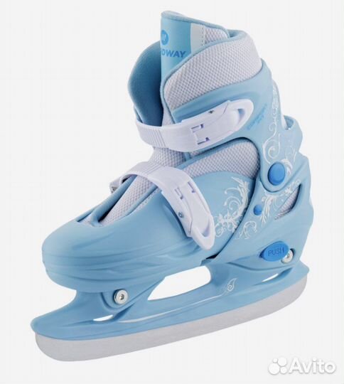 Коньки детские раздвижные 30-33