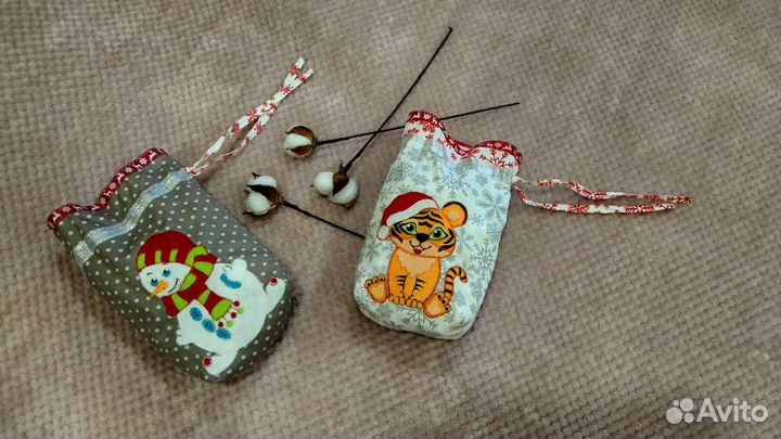 Новогодние мешочки для подарков