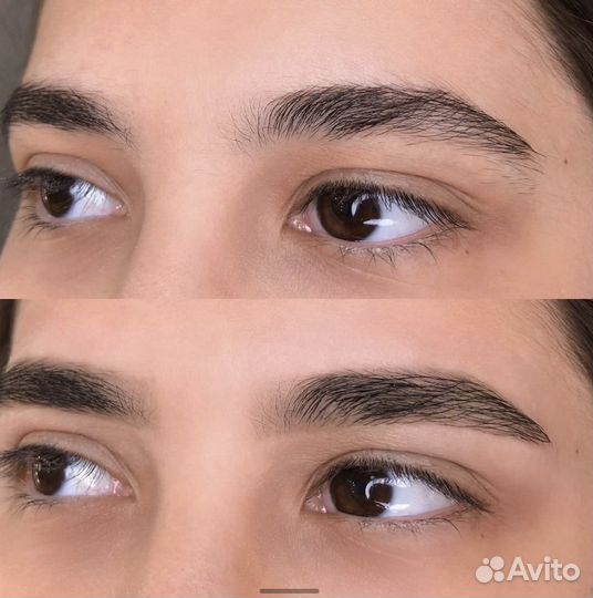 Коррекция и окрашивание бровей