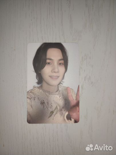 Карта Юнги к D-DAY Weverse версии