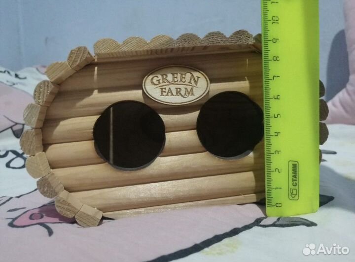 Домик деревянный для грызунов