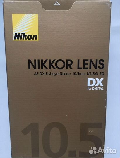 Объектив Nikon 10,5 mm f / 2,8G DX ED AF Fisheye