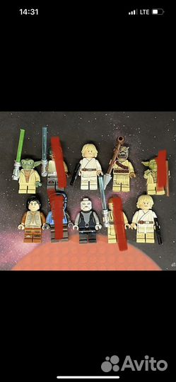 Lego star wars минифигурки