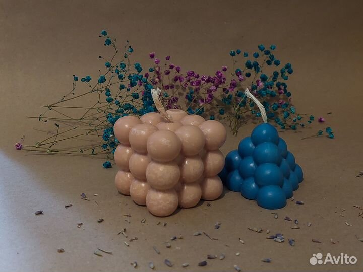 Ароматическая свеча ручной работы