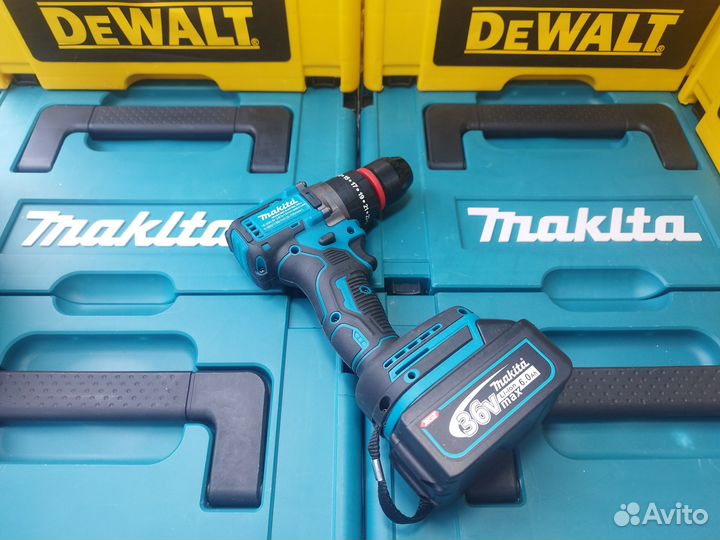 Набор Makita 3в1 Шуруповерт Болгарка Перфоратор