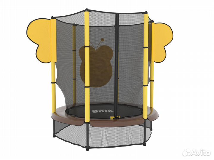 Батут unix line 4.6 ft BEE (140 cm)