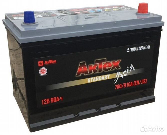 Аккумулятор актех asia 90 А/ч обр 306x173x223 EN78