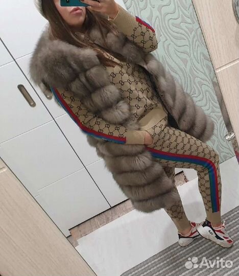 Шуба из песца трансформер