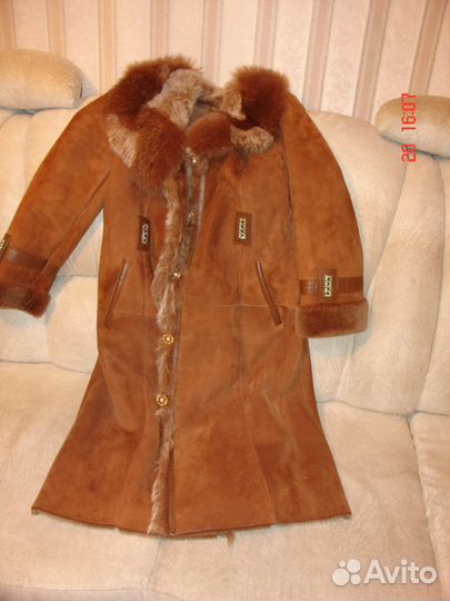 Женская дубленка почти новая
