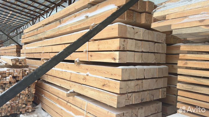 Доска обрезная 40х150х6000мм