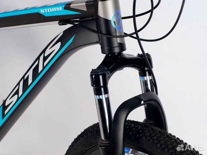Велосипед sitis storm 29 (2022) черно-синий Sta410