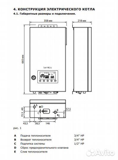Котёл электрический Termica Electra